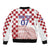 Croatia Football 2025 Custom Bomber Jacket White Hrvatska Kockasti - Pula Arena