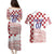 Croatia Football 2025 Custom Couples Matching Puletasi and Hawaiian Shirt White Hrvatska Kockasti - Pula Arena