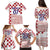Croatia Football 2025 Custom Family Matching Puletasi and Hawaiian Shirt White Hrvatska Kockasti - Pula Arena