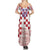 Croatia Football 2025 Custom Family Matching Summer Maxi Dress and Hawaiian Shirt White Hrvatska Kockasti - Pula Arena