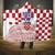 Croatia Football 2025 Custom Hooded Blanket White Hrvatska Kockasti - Pula Arena