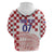 Croatia Football 2025 Custom Hoodie White Hrvatska Kockasti - Pula Arena