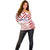 Croatia Football 2025 Custom Off Shoulder Sweater White Hrvatska Kockasti - Pula Arena