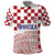 Croatia Football 2025 Custom Polo Shirt White Hrvatska Kockasti - Pula Arena