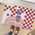 Croatia Football 2025 Custom Rubber Doormat White Hrvatska Kockasti - Pula Arena
