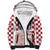 Croatia Football 2025 Custom Sherpa Hoodie White Hrvatska Kockasti - Pula Arena