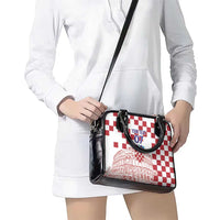 Croatia Football 2025 Custom Shoulder Handbag White Hrvatska Kockasti - Pula Arena