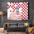 Croatia Football 2025 Custom Tapestry White Hrvatska Kockasti - Pula Arena