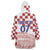 Croatia Football 2025 Custom Wearable Blanket Hoodie White Hrvatska Kockasti - Pula Arena