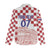 Croatia Football 2025 Custom Women Casual Shirt White Hrvatska Kockasti - Pula Arena