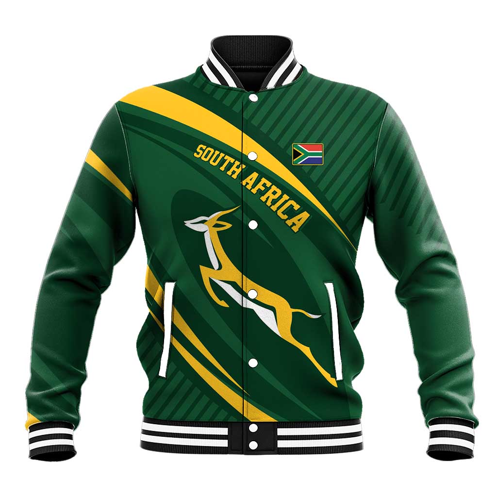 Personalized South Africa Rugby Bokke Baseball Jacket Minimalism Style