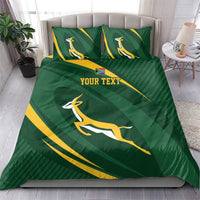 Personalized South Africa Rugby Bokke Bedding Set Minimalism Style