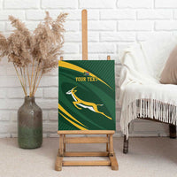 Personalized South Africa Rugby Bokke Canvas Wall Art Minimalism Style
