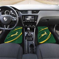 Personalized South Africa Rugby Bokke Car Mats Minimalism Style