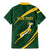 Personalized South Africa Rugby Bokke Family Matching Mermaid Dress and Hawaiian Shirt Minimalism Style