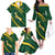 Personalized South Africa Rugby Bokke Family Matching Off The Shoulder Long Sleeve Dress and Hawaiian Shirt Minimalism Style