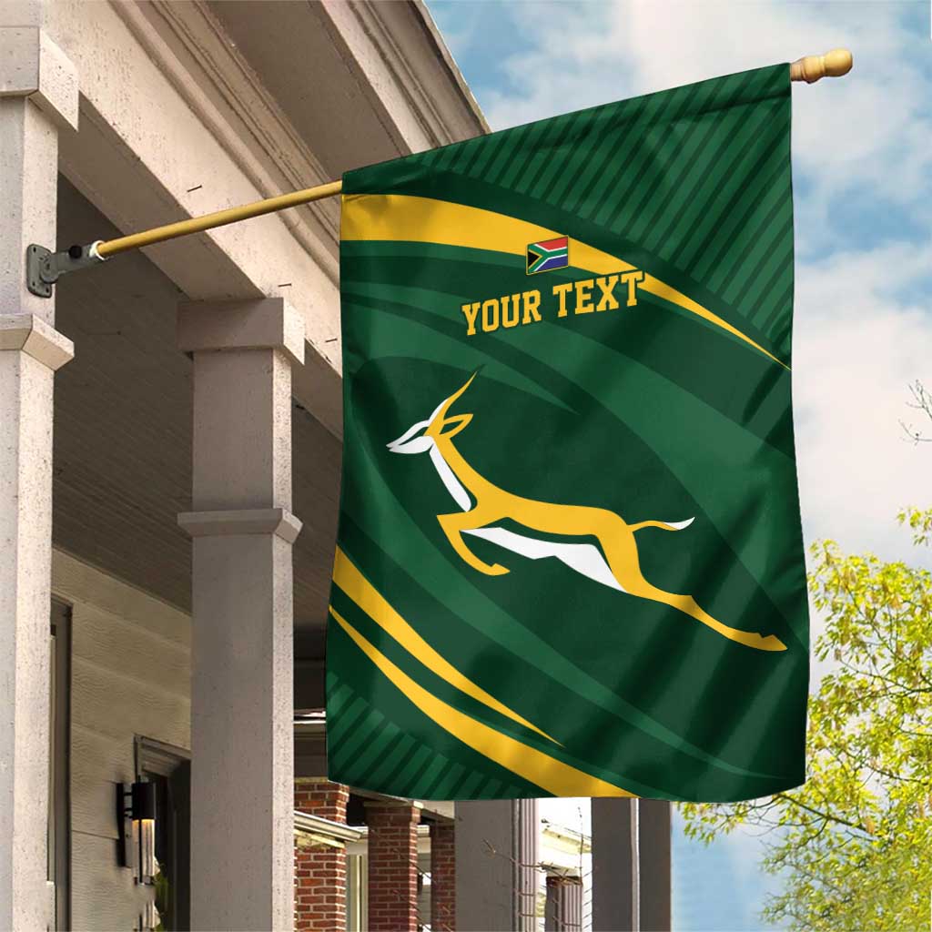 Personalized South Africa Rugby Bokke Garden Flag Minimalism Style