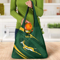 Personalized South Africa Rugby Bokke Grocery Bag Minimalism Style