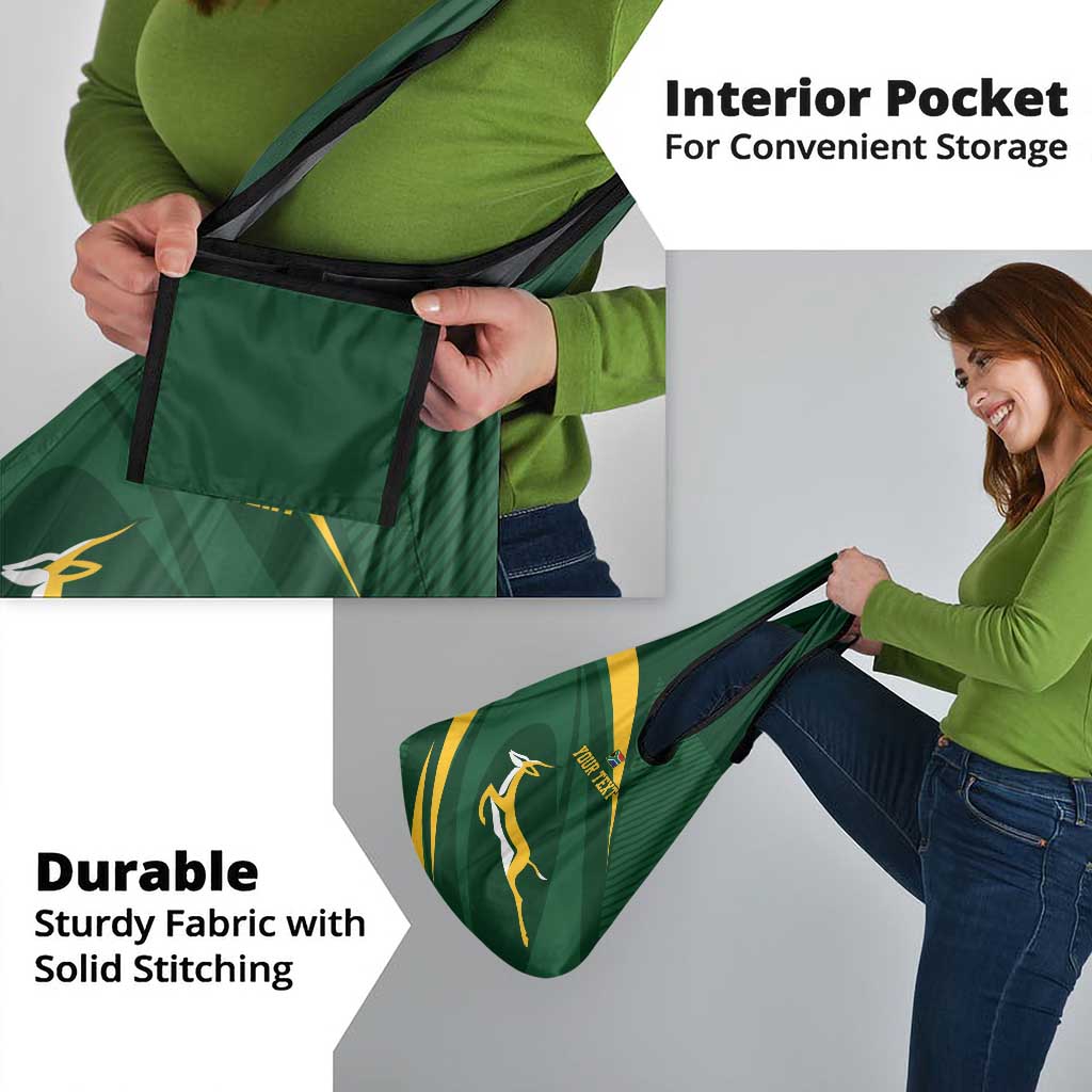 Personalized South Africa Rugby Bokke Grocery Bag Minimalism Style