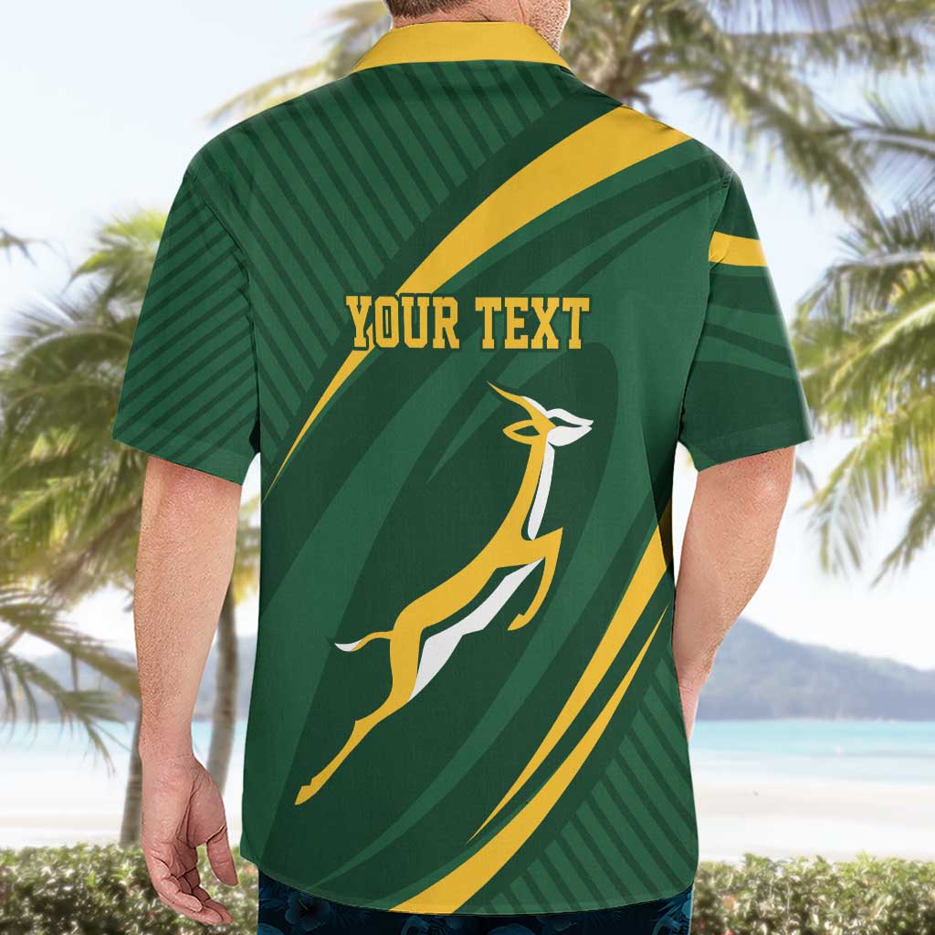 Personalized South Africa Rugby Bokke Hawaiian Shirt Minimalism Style