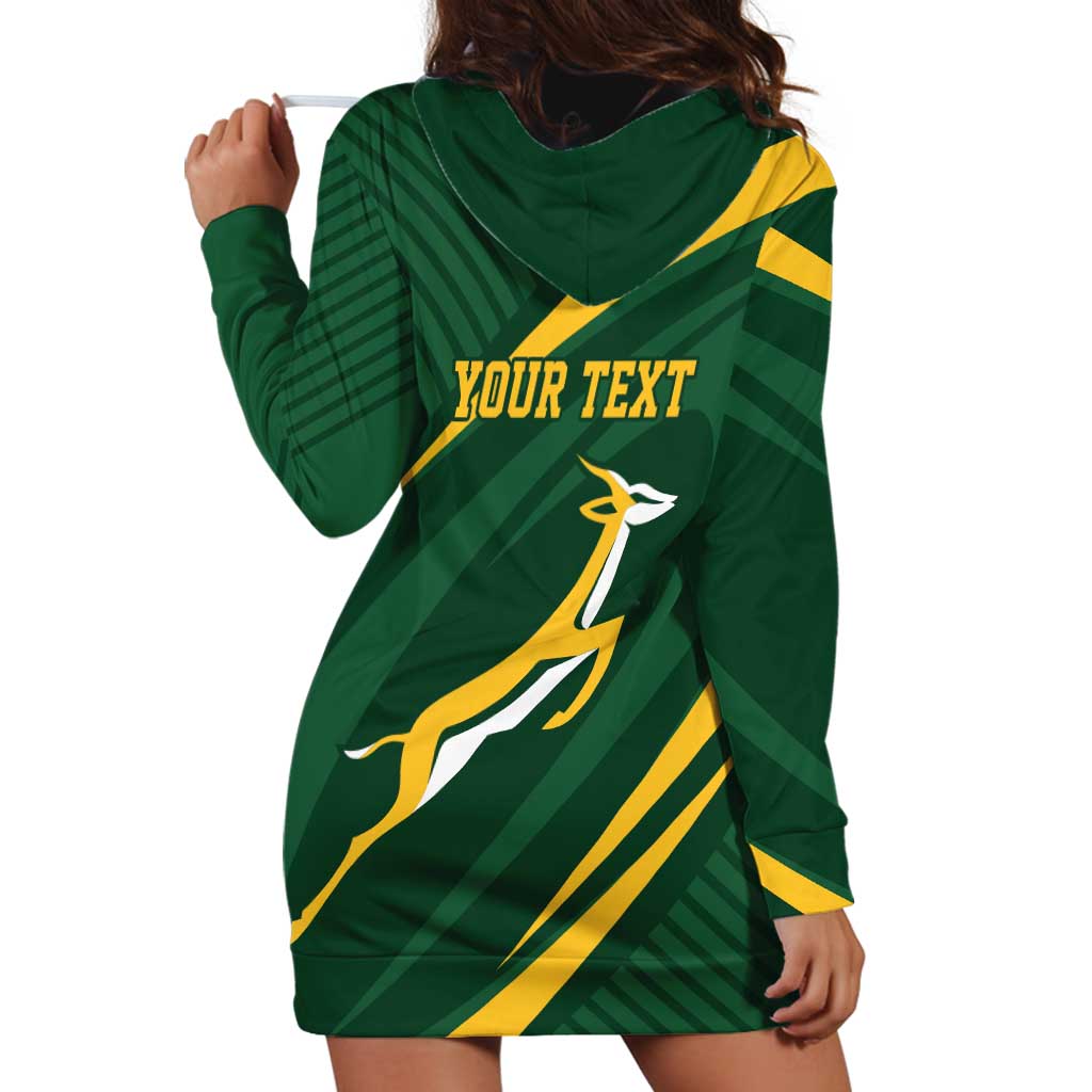 Personalized South Africa Rugby Bokke Hoodie Dress Minimalism Style
