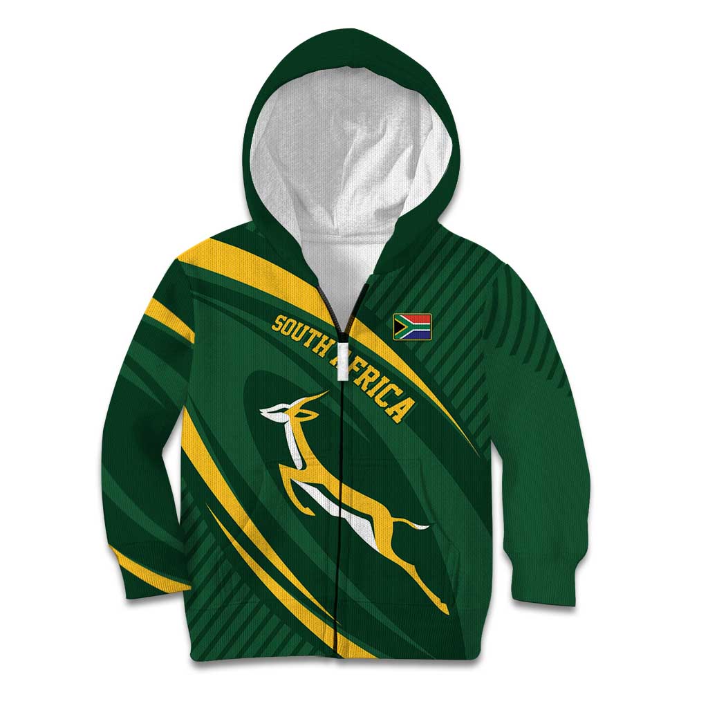Personalized South Africa Rugby Bokke Kid Hoodie Minimalism Style