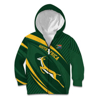 Personalized South Africa Rugby Bokke Kid Hoodie Minimalism Style