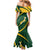 Personalized South Africa Rugby Bokke Mermaid Dress Minimalism Style