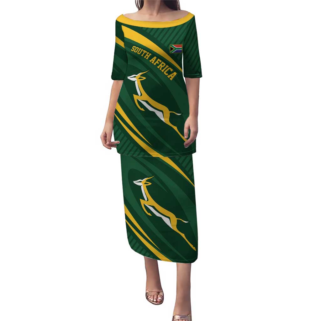 Personalized South Africa Rugby Bokke Puletasi Minimalism Style