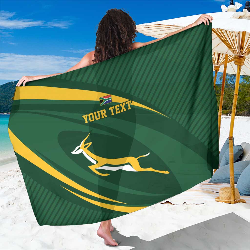 Personalized South Africa Rugby Bokke Sarong Minimalism Style