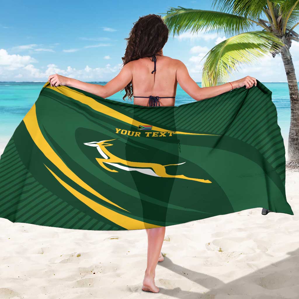 Personalized South Africa Rugby Bokke Sarong Minimalism Style