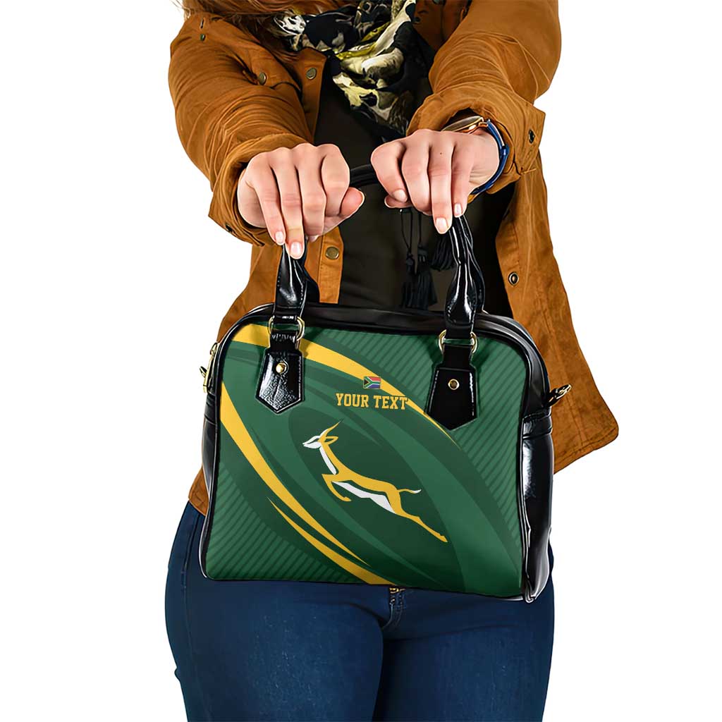Personalized South Africa Rugby Bokke Shoulder Handbag Minimalism Style