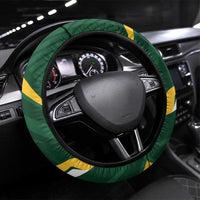 South Africa Rugby Bokke Steering Wheel Cover Minimalism Style