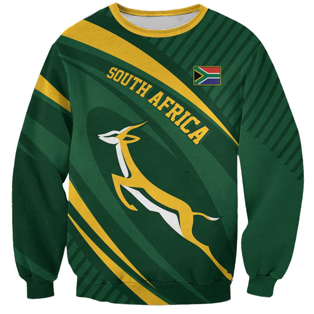 Personalized South Africa Rugby Bokke Sweatshirt Minimalism Style