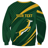 Personalized South Africa Rugby Bokke Sweatshirt Minimalism Style
