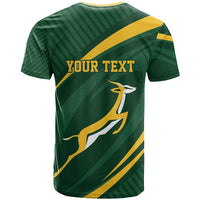 Personalized South Africa Rugby Bokke T Shirt Minimalism Style