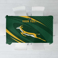 Personalized South Africa Rugby Bokke Tablecloth Minimalism Style