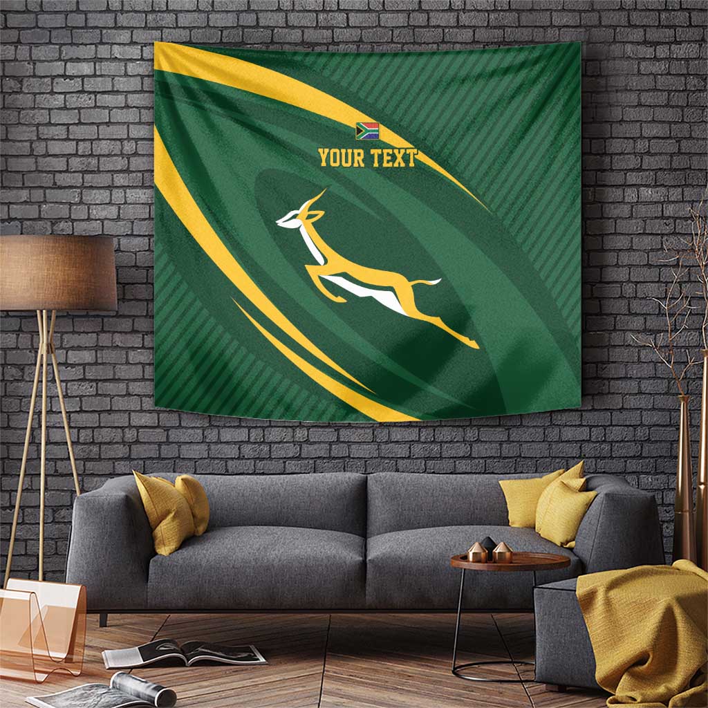 Personalized South Africa Rugby Bokke Tapestry Minimalism Style
