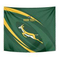 Personalized South Africa Rugby Bokke Tapestry Minimalism Style