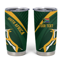Personalized South Africa Rugby Bokke Tumbler Cup Minimalism Style