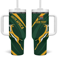 Personalized South Africa Rugby Bokke Tumbler With Handle Minimalism Style
