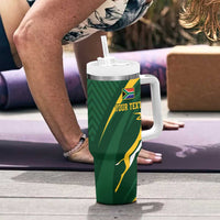Personalized South Africa Rugby Bokke Tumbler With Handle Minimalism Style