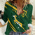 Personalized South Africa Rugby Bokke Women Casual Shirt Minimalism Style