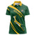Personalized South Africa Rugby Bokke Women Polo Shirt Minimalism Style