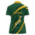 Personalized South Africa Rugby Bokke Women Polo Shirt Minimalism Style