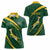 Personalized South Africa Rugby Bokke Women Polo Shirt Minimalism Style