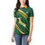 Personalized South Africa Rugby Bokke Women Polo Shirt Minimalism Style