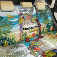 It's 5 o'clock Somewhere Back Car Seat Cover Beach Party - Wonder Print Shop
