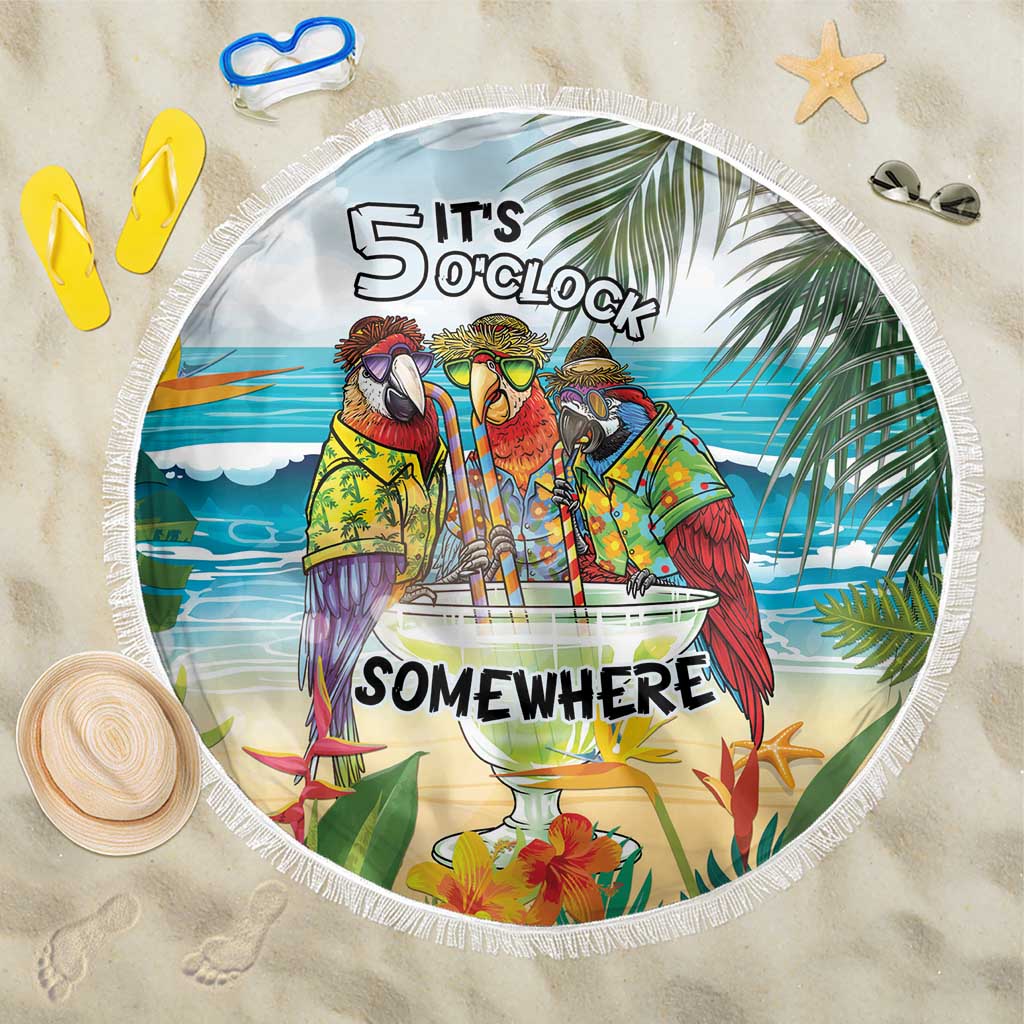 It's 5 o'clock Somewhere Beach Blanket Beach Party - Wonder Print Shop