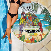 It's 5 o'clock Somewhere Beach Blanket Beach Party - Wonder Print Shop